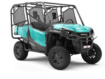 Teal Tang Watercolor Utility Vehicle Vinyl Wrap
