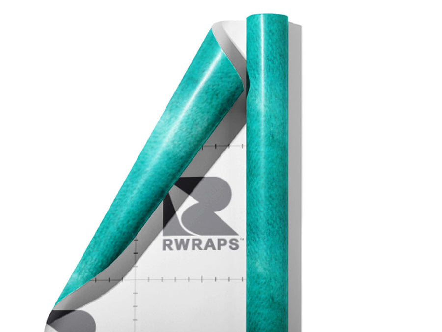 Teal Tang Watercolor Wrap Film Sheets~Rwraps Series 914 Teal Tang Watercolor Scrolled Sheet~3