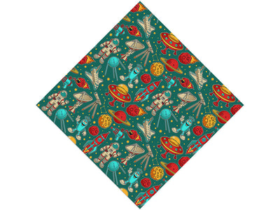 Teal Travelers Science Fiction Vinyl Wrap Pattern