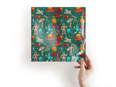teal travelers science fiction Craft Sheets