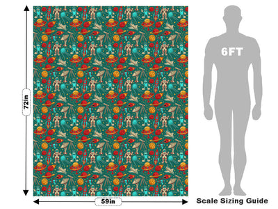 Teal Travelers Science Fiction Vehicle Wrap Scale~Rwraps Series 914 Teal Travelers Science Fiction Measurements~1