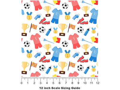 Team Spirit Sport Vinyl Film Pattern Size 12 inch Scale~Rwraps Team Spirit Sport Sizing Chart~2