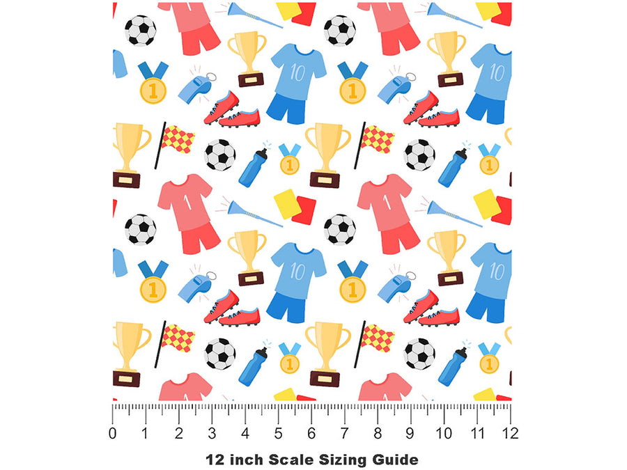Team Spirit Sport Vinyl Film Pattern Size 12 inch Scale~Rwraps Team Spirit Sport Sizing Chart~2