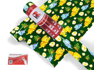 team triceratops dinosaur Craft Vinyl Roll