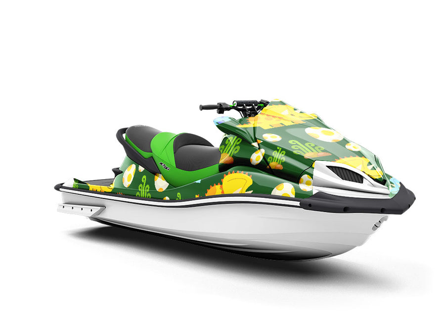Team Triceratops Dinosaur Jet Ski Vinyl Customized Wrap