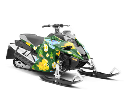 Team Triceratops Dinosaur Custom Wrapped Snowmobile