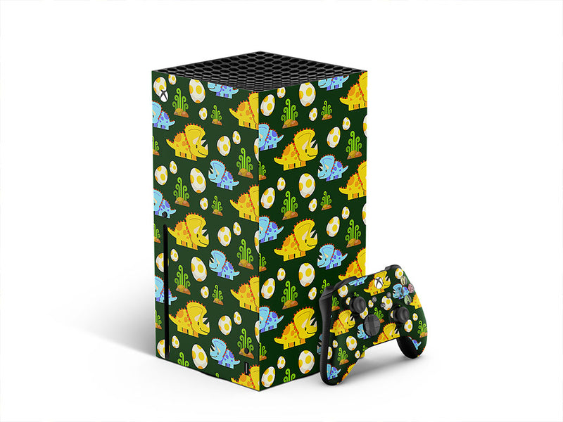 team triceratops dinosaur XBOX DIY Decal