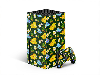 team triceratops dinosaur XBOX DIY Decal