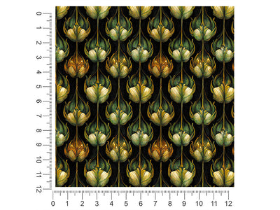 teardrops blooming floral 1ft x 1ft Craft Sheets