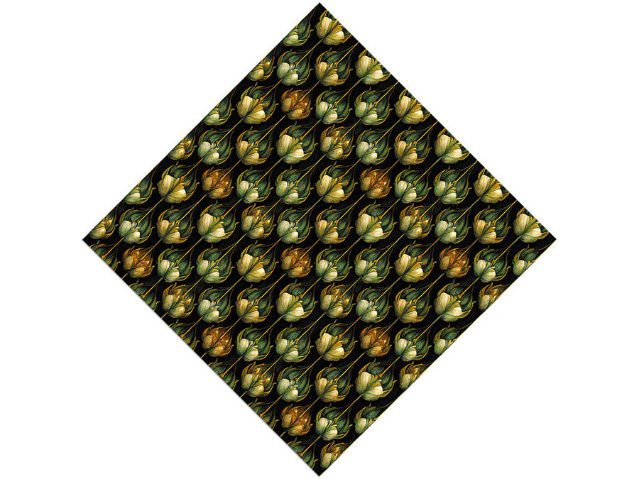 Teardrops Blooming Floral Vinyl Wrap Pattern