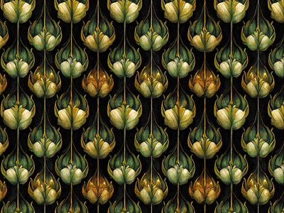 Teardrops Blooming Floral Vinyl Wrap Pattern~Rwraps Series 914 Digitally Printed Vinyl Wrap~0