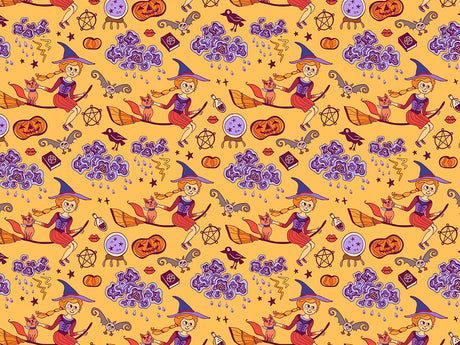 Teenage Spellcaster Witch Vinyl Wrap Pattern~Rwraps Series 914 Digitally Printed Vinyl Wrap~0