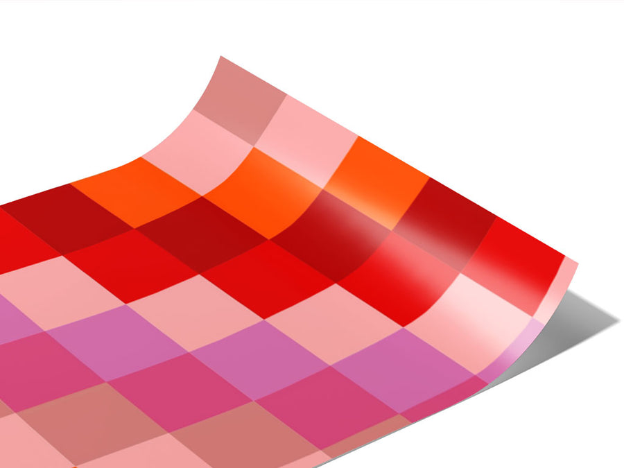Telemagenta Stripes Mosaic Vinyl Wraps~Rwraps Series 914 Digitally Printed Vinyl Wrap~0
