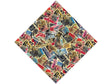 Telephone Pole Sticker Bomb Vinyl Wrap Pattern