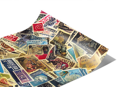 Telephone Pole Sticker Bomb Vinyl Wraps~Rwraps Series 914 Digitally Printed Vinyl Wrap~1