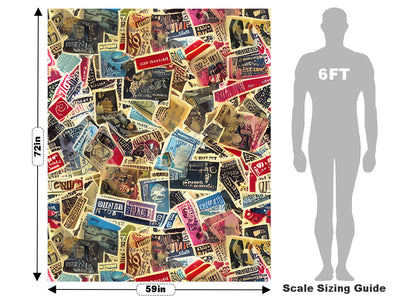 Telephone Pole Sticker Bomb Vehicle Wrap Scale~Rwraps Series 914 Telephone Pole Sticker Bomb Measurements~2
