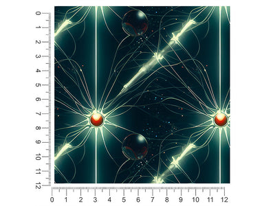 teleportation beam science fiction 1ft x 1ft Craft Sheets