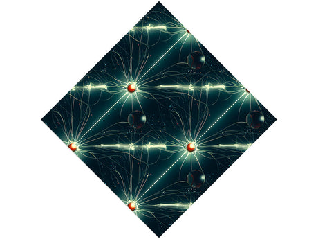 Teleportation Beam Science Fiction Vinyl Wrap Pattern