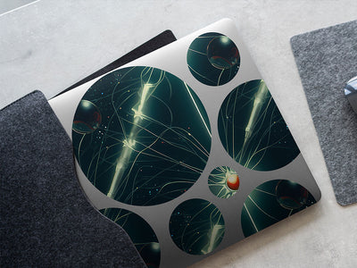 teleportation beam science fiction DIY Laptop Stickers