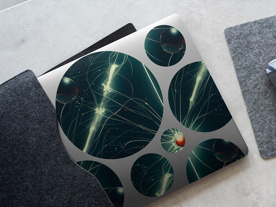 teleportation beam science fiction DIY Laptop Stickers