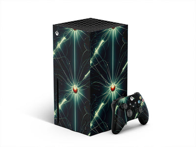 teleportation beam science fiction XBOX DIY Decal