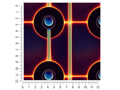 telescopic aim science fiction 1ft x 1ft Craft Sheets