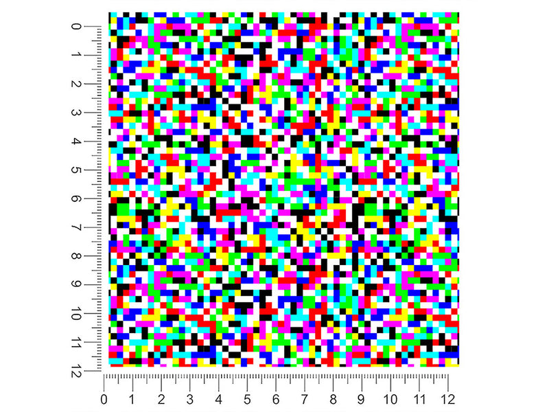 television static pixel 1ft x 1ft Craft Sheets