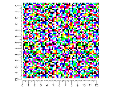 television static pixel 1ft x 1ft Craft Sheets