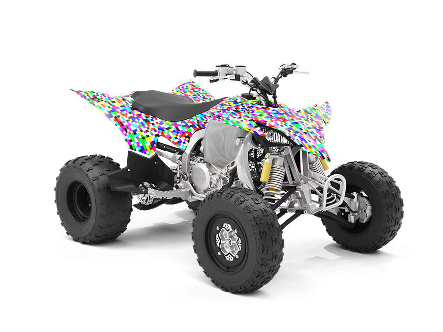 Television Static Pixel ATV Wrapping Vinyl