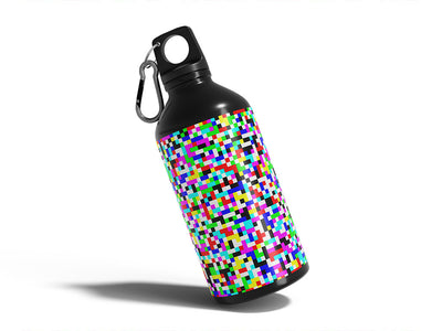 television static pixel Water Bottle DIY Stickers