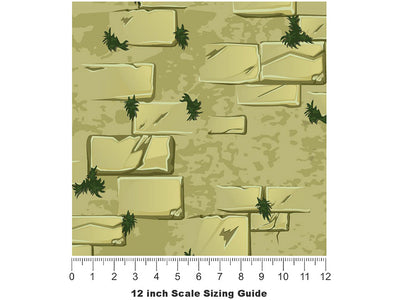 Temple Pathway Brick Vinyl Film Pattern Size 12 inch Scale~Rwraps Temple Pathway Brick Sizing Chart~3