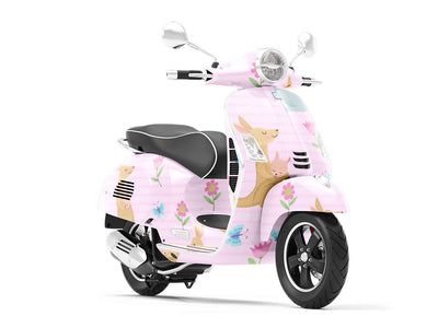Tender Care Animal Vespa Scooter Wrap Film