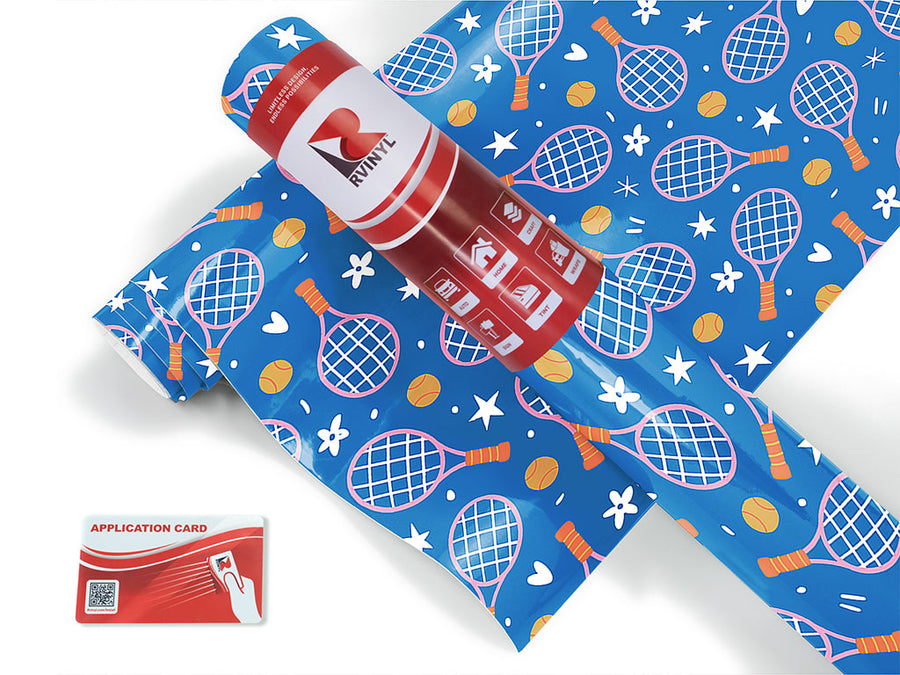 tennis fun sport Craft Vinyl Roll