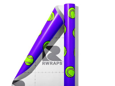 Tennis Practice Sport Wrap Film Sheets~Rwraps Series 914 Tennis Practice Sport Scrolled Sheet~3