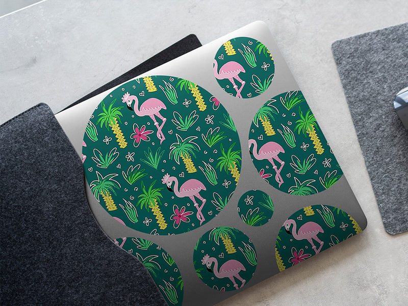 tepid tropics bird DIY Laptop Stickers
