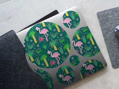 tepid tropics bird DIY Laptop Stickers