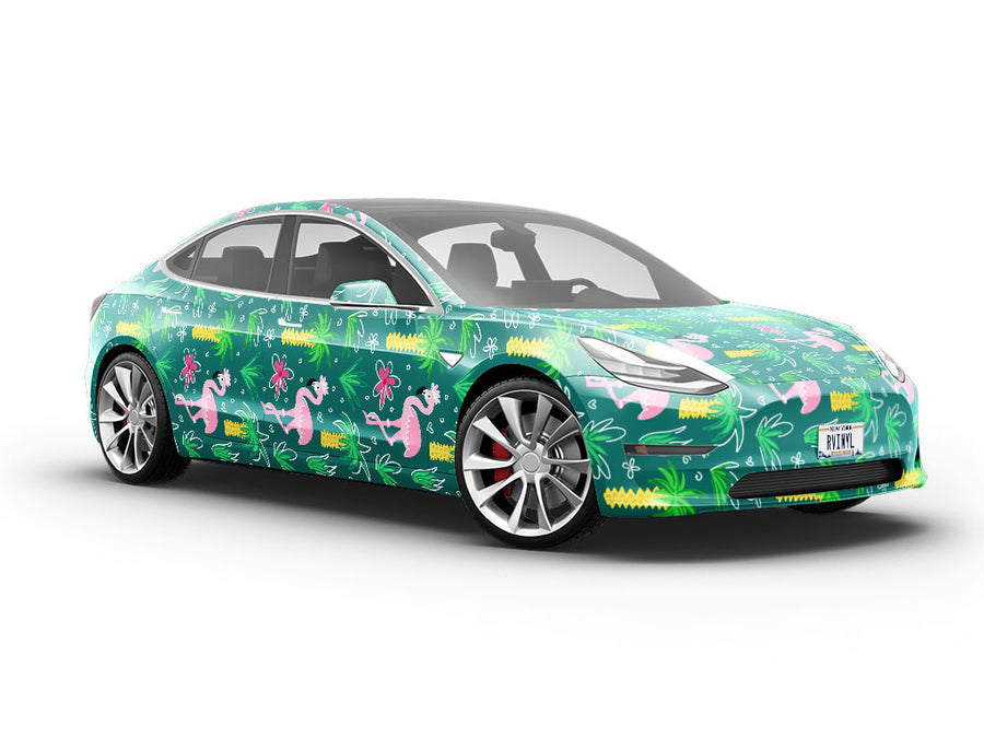 Tepid Tropics Birds Vehicle Vinyl Wrap