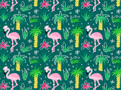 Tepid Tropics Birds Vinyl Wrap Pattern~Rwraps Series 914 Digitally Printed Vinyl Wrap~0