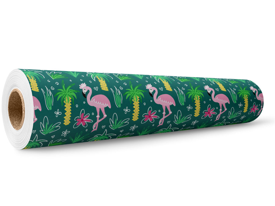 Tepid Tropics Birds Wrap Film Wholesale Roll~Rwraps Series 914 Digitally Printed Vinyl Roll~5