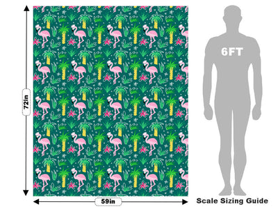 Tepid Tropics Birds Vehicle Wrap Scale~Rwraps Series 914 Tepid Tropics Birds Measurements~1