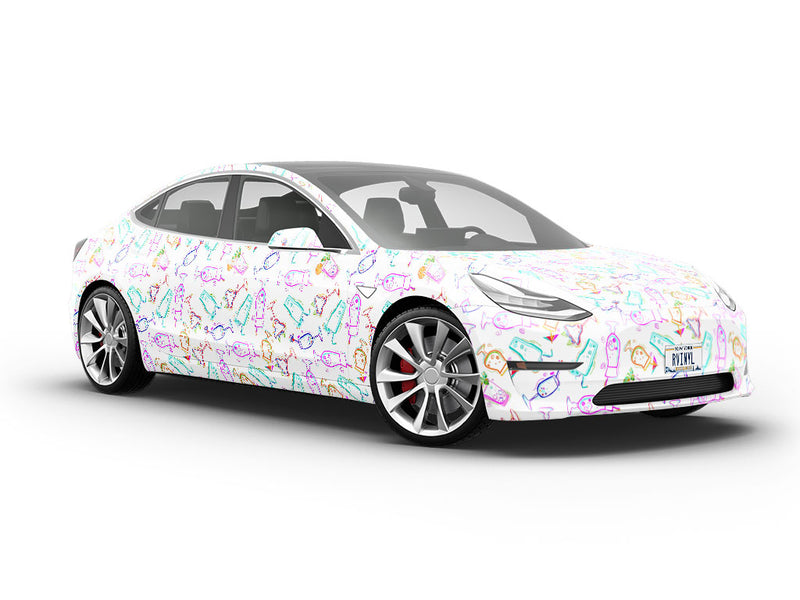 Tequila Blanco Alcohol Vehicle Vinyl Wrap
