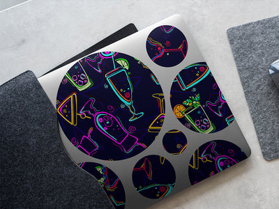 tequila negro alcohol DIY Laptop Stickers