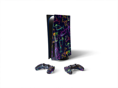 tequila negro alcohol Sony PS5 DIY Skin