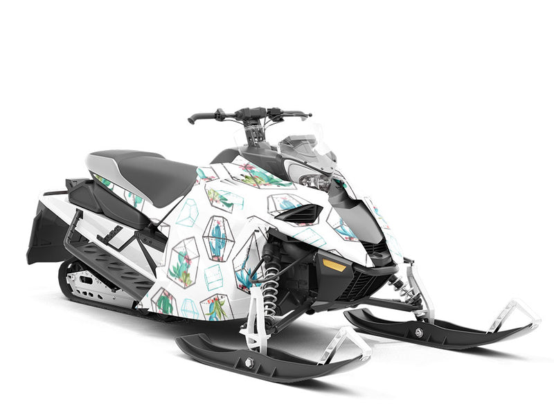 Terrarium Living Cacti Custom Wrapped Snowmobile