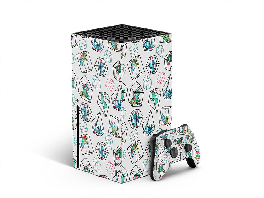 terrarium living cactus XBOX DIY Decal