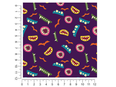 terrible teeth halloween 1ft x 1ft Craft Sheets