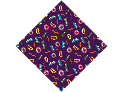 Terrible Teeth Halloween Vinyl Wrap Pattern
