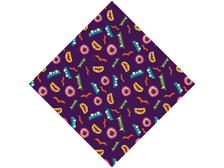 Terrible Teeth Halloween Vinyl Wrap Pattern