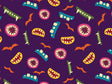 Terrible Teeth Halloween Vinyl Wrap Pattern~Rwraps Series 914 Digitally Printed Vinyl Wrap~0