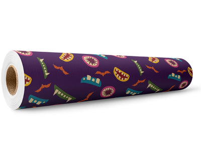 Terrible Teeth Halloween Wrap Film Wholesale Roll~Rwraps Series 914 Digitally Printed Vinyl Roll~5